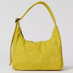 NWT Baggu Mini Nylon Shoulder Bag - Sour